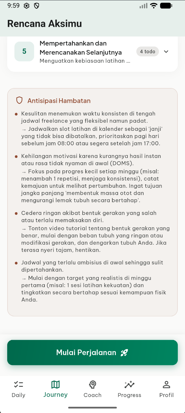 Goalify Screenshot 3